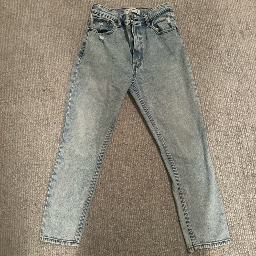 Abercrombie & Fitch Light Blue High Rise Jeans